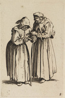 TvB G 4991
          <br/>
          Twee bedelaressen ("Bedelaars")
          <br/>
          <em>Callot, Jacques (1592 - 1635) - kopie naar</em>